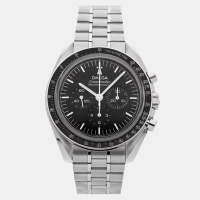 Pre-owned Omega Speedmaster Moonwatch Professional Chronograph 310.30.42.50.01.002 In Black