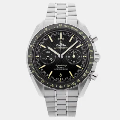 Pre-owned Omega Speedmaster Super Racing 329.30.44.51.01.003 In Black