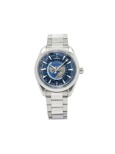 Pre-owned Omega  Seamaster Aqua Terra 43mm In Blue