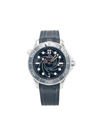 Pre-owned Omega  Seamaster Diver 42mm In Black