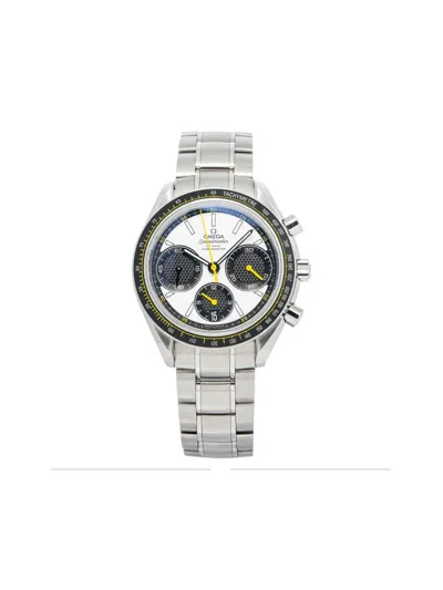 Pre-owned Omega  Speedmaster 40mm In White