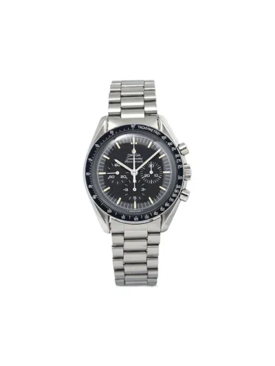Pre-owned Omega  Speedmaster Professional 42mm In Black