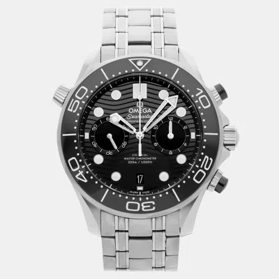 Pre-owned Omega Seamaster Diver 300m Chronograph 210.30.44.51.01.001 44 Mm In Black