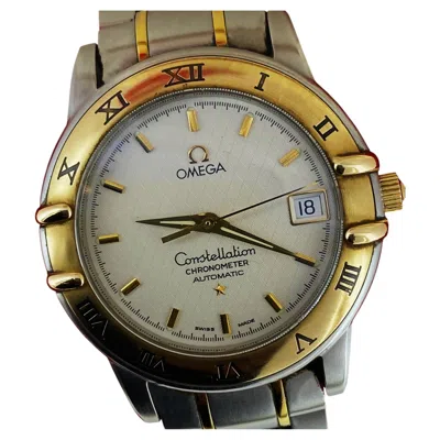 Pre-owned Omega Rare  Constellation Chronometer Gold & Steel Automatic 36mm Mens Watch In Multi