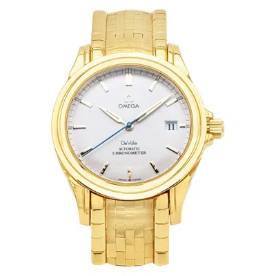 Pre-owned Omega Rare  De Ville Yellow 18k Gold Co-axial Chronometer Wristwatch