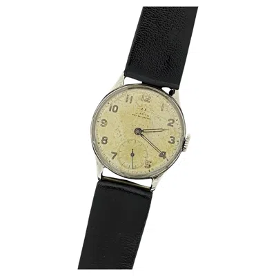 Pre-owned Omega Rare  Ref 2394 Vintage C1944 15-jewel Manual Mid-size 31mm Mens' Watch In Multi