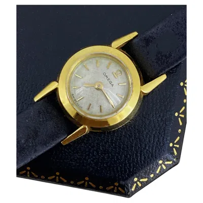 Pre-owned Omega Retro C1950's 18k Gold  Backwind Calibre 440 Cocktail 16mm Ladies Watch In Multi