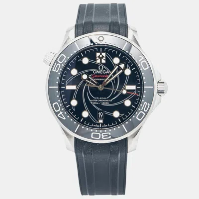 Pre-owned Omega Seamaster 007 210.22.42.20.01.004 Automatic Black Stainless Steel Men's Wristwatch 42mm