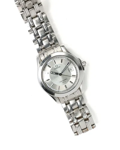 Pre-owned Omega Seamaster 120m 36mm 1998 Watch In Silver