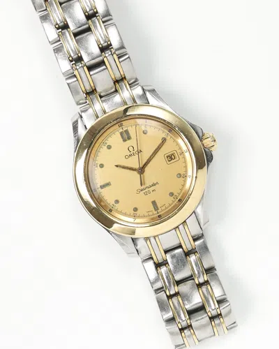 Omega Seamaster 120m 36mm Ref 196.1501 Two Tone Watch In Gold