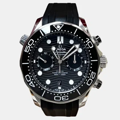 Pre-owned Omega Seamaster 210.32.44.51.01.001 Automatic Black Stainless Steel Men's Wristwatch 44 Mm