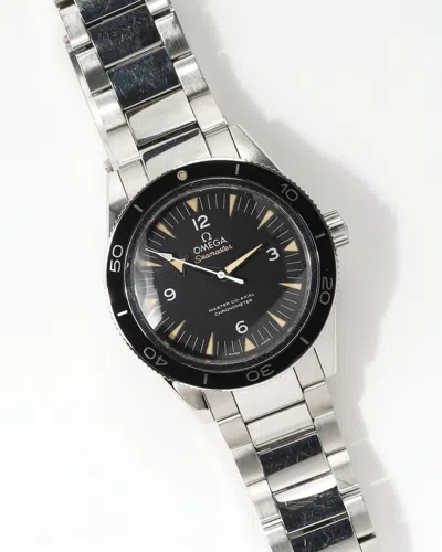 Omega Seamaster 300 41mm Co-axial Full Set Watch In Silver