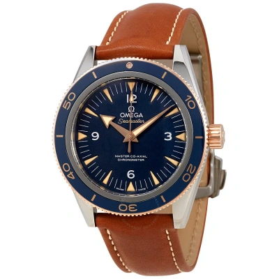 Omega Seamaster 300 Automatic Blue Dial Men's Watch 233.62.41.21.03.001 In Blue / Brown / Gold / Gold Tone / Rose / Rose Gold Tone