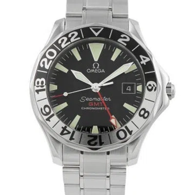 Pre-owned Omega Seamaster 300 Gmt 50th Anniversary Watch, 41mm In Multicolor