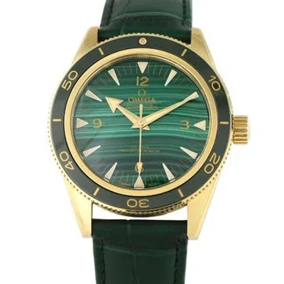 Pre-owned Omega Seamaster 300 Malachite Watch In Multi