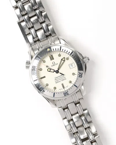 Omega Seamaster 300m 36mm Automatic 1986 Watch In Metallic