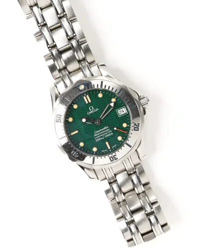 Omega Seamaster 300m 36mm Ref 2553.41 Full Set 1996 Watch In Green