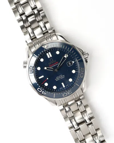 Omega Seamaster 300m 41mm Ca 2014 Watch In Blue