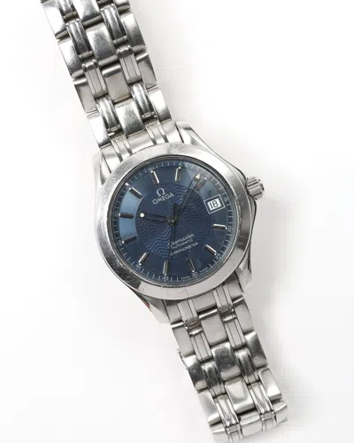 Omega Seamaster 36mm Automatic 1999 Watch In Burgundy