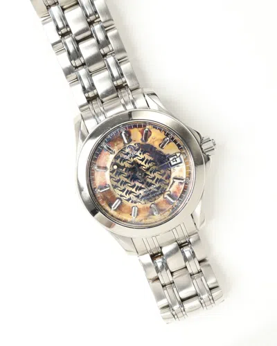 Omega Seamaster 36mm Jacques Mayol Rare Tropical 2006 Watch In Silver