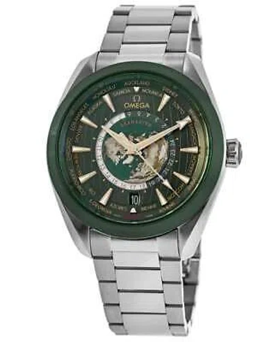 Pre-owned Omega Seamaster Aqua Terra 150m Gmt Men's Watch 220.30.43.22.10.001