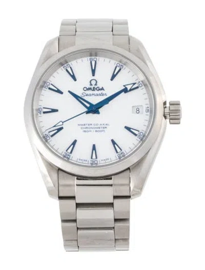 Pre-owned Omega Seamaster Aqua Terra 150m Goodplanet Watch, 38mm In Multicolor