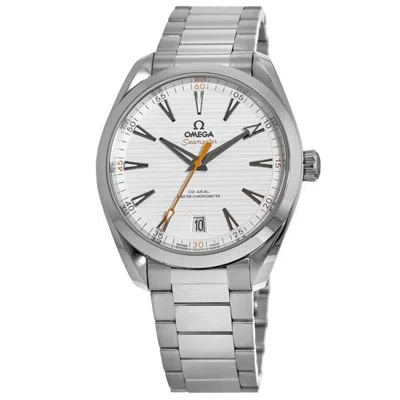 Omega Seamaster Aqua Terra 150m Master Co-axial Silver Dial Stainless Steel Men's Watch 220.10.41.21.02.00 In Metallic