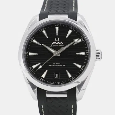 Pre-owned Omega Seamaster Aqua Terra 220.12.41.21.01.001 Automatic Black Stainless Steel Men's Wristwatch 41 Mm