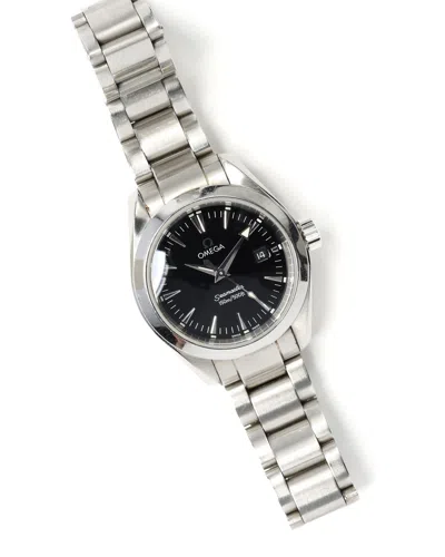 Omega Seamaster Aqua Terra 29mm Full Set 1998 Watch In Silver