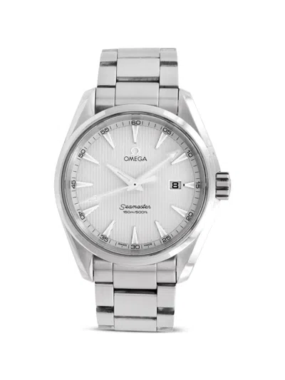 Omega Seamaster Aqua Terra 38.5mm Watch In Metallic