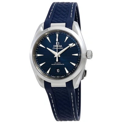 Omega Seamaster Aqua Terra Automatic Blue Dial Men's Watch 220.12.38.20.03.001 In Gold