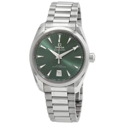 Omega Seamaster Aqua Terra Automatic Chronometer Green Dial Unisex Watch 220.10.38.20.10.002 In Metallic