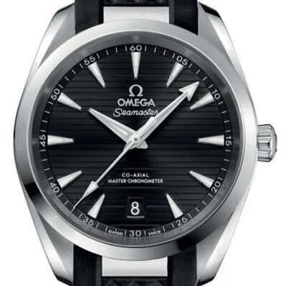 Pre-owned Omega Seamaster Aqua Terra Black 150m 38 Mm 220.12.38.20.01.001