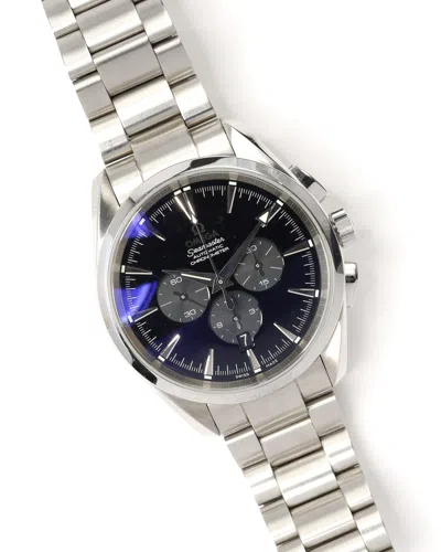 Omega Seamaster Aqua Terra Chronograph 42mm Full Set 2006 Watch In Metallic