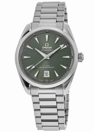 Omega Seamaster Aqua Terra Shades Quartz Green Dial Steel Men's Watch 220.10.38.20.10.002