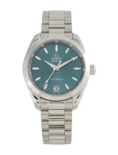 Pre-owned Omega Seamaster Aqua Terra Shades Watch, 34mm In Multi