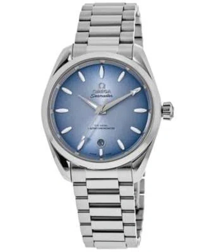 Pre-owned Omega Seamaster Aqua Terra Summer Blue Dial Unisex Watch 220.10.38.20.03.004