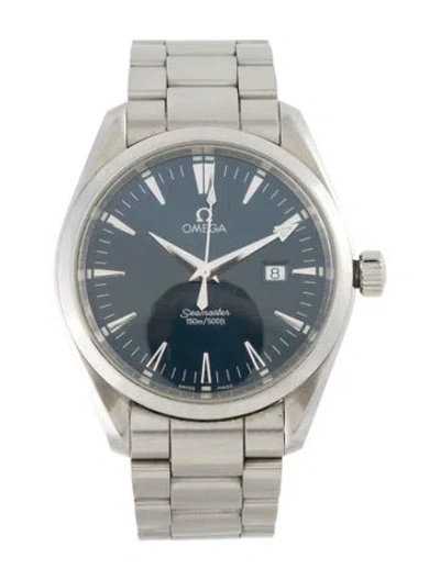 Pre-owned Omega Seamaster Aqua Terra Watch, 39mm In Multicolor