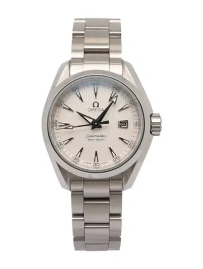 Pre-owned Omega Seamaster Aqua Terra Watch, 42mm In Multicolor