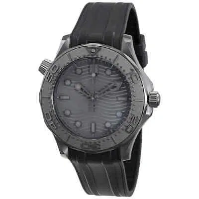 Pre-owned Omega Seamaster Automatic Black Ceramic Chronometer Men's Watch