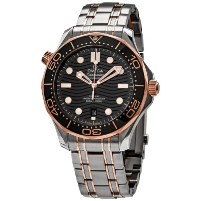 Omega Seamaster Automatic Black Dial Men's Watch 210.20.42.20.01.001 In Metallic