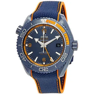 Pre-owned Omega Seamaster Automatic Blue Dial Men's Watch 215.92.46.22.03.001