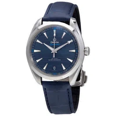 Pre-owned Omega Seamaster Automatic Blue Dial Men's Watch 220.13.41.21.03.001