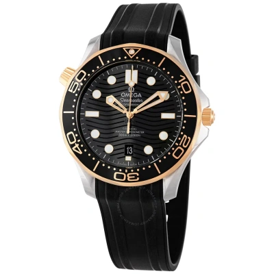 Omega Seamaster Automatic Chronometer Black Dial Men's Watch 210.22.42.20.01.001