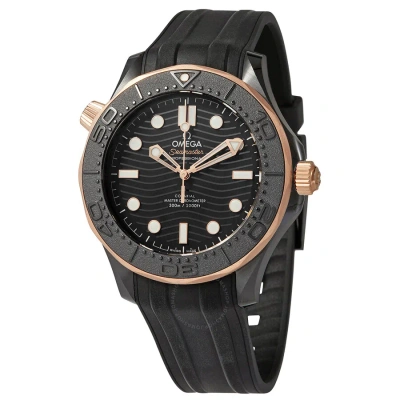 Omega Seamaster Automatic Chronometer Black Dial Men's Watch 210.62.44.20.01.001 In Black / Gold / Gold Tone / Rose / Rose Gold / Rose Gold Tone / Skeleton