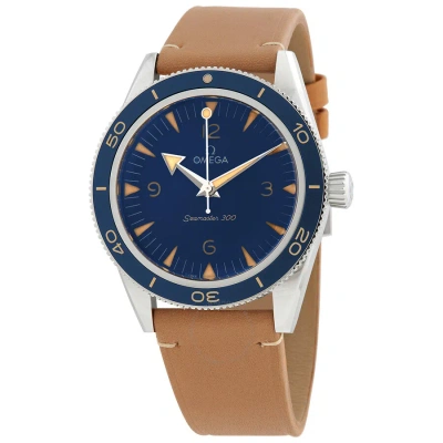 Omega Seamaster Automatic Chronometer Blue Dial Men's Watch 234.32.41.21.03.001 In Brown