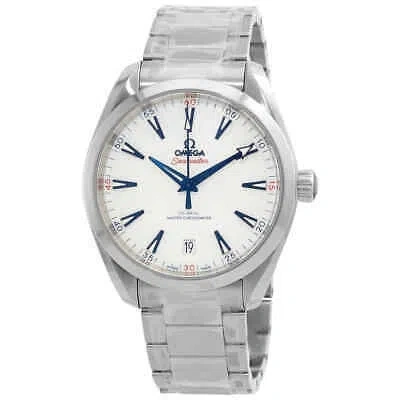 Pre-owned Omega Seamaster Automatic Chronometer White Dial Men's Watch 522.10.41.21.04.001