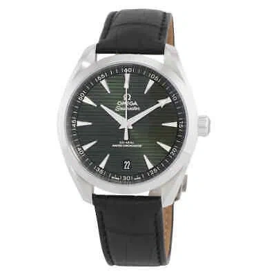 Pre-owned Omega Seamaster Automatic Green Dial Men's Watch 220.13.41.21.10.001