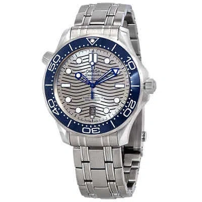 Pre-owned Omega Seamaster Automatic Grey Dial Men's Watch 210.30.42.20.06.001