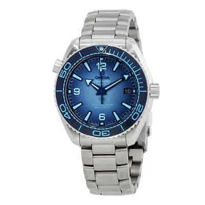 Pre-owned Omega Seamaster Automatic Summer Blue Dial Men's Watch 215.30.40.20.03.002